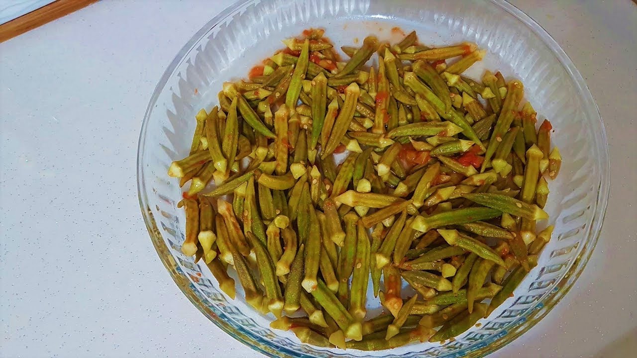 Kış İçin  Bamya Hazırlama (dondurucuda)