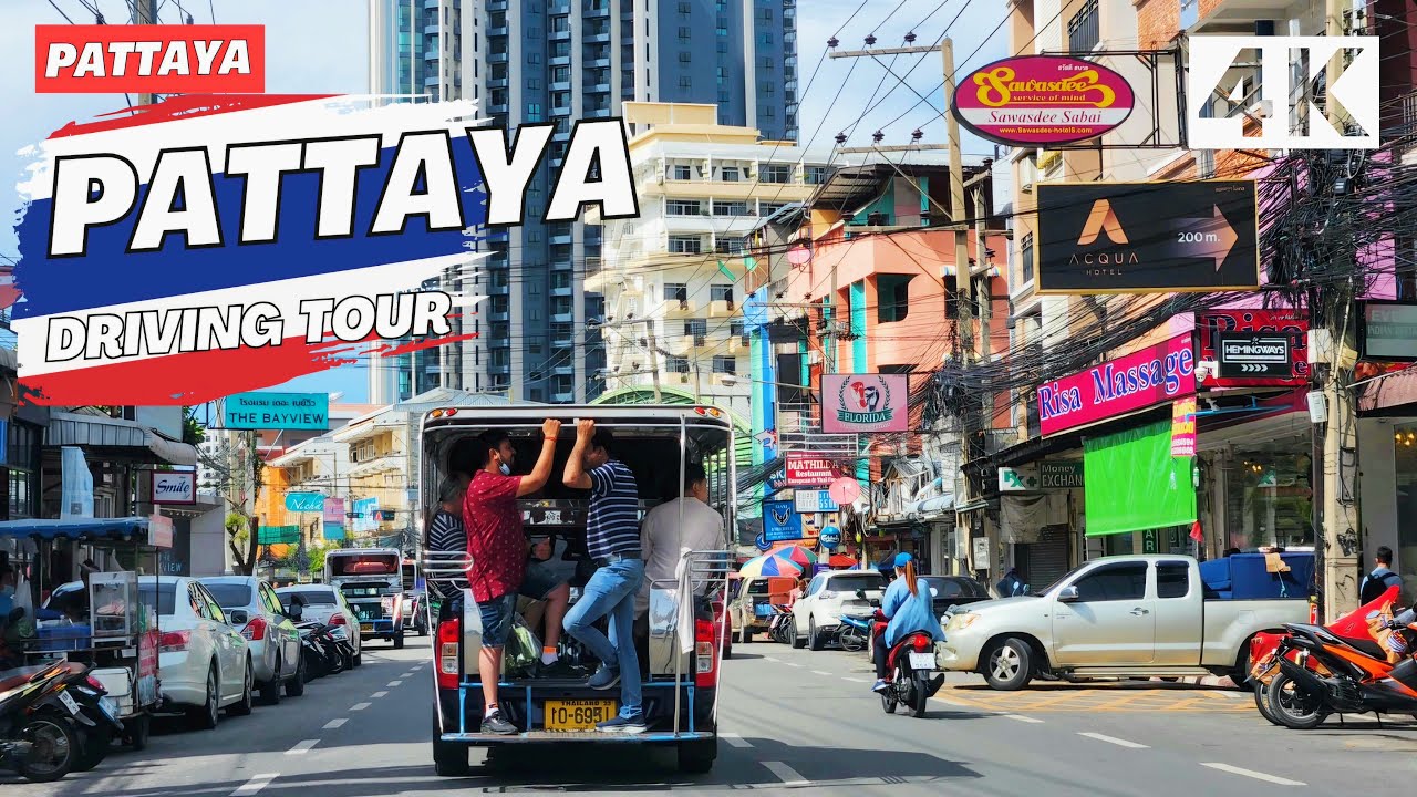 [4K] Pattaya Terminal 21 - Lanpho Nakluea Market 🇹🇭 Driving Tour in Pattaya
