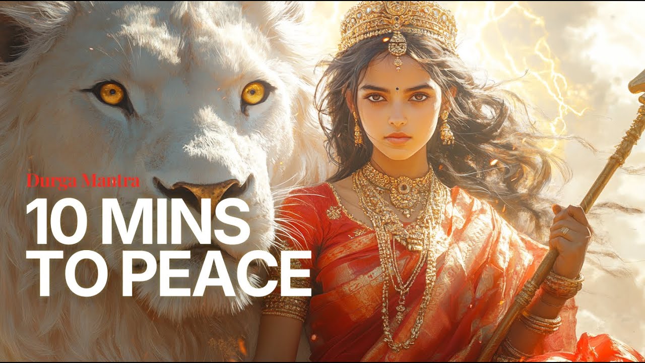☀️𝟏𝟎𝟖 𝐓𝐈𝐌𝐄𝐒 Stop Bad Dreams & Remove Misfortune | Powerful Durga Mantra | 10 Minutes for Inner Peace