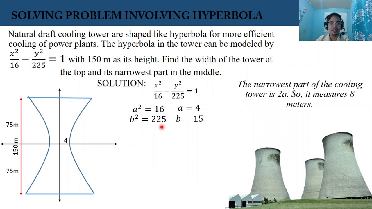 SOLVING PROBLEM INVOLVING HYPERBOLA (PRE-CALCULUS)