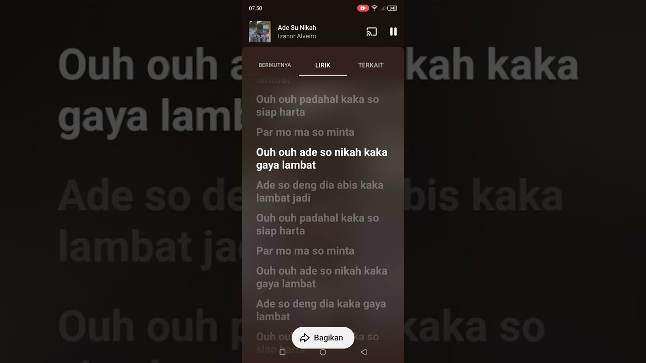 Lagu Ade su nikah [YouTube music]