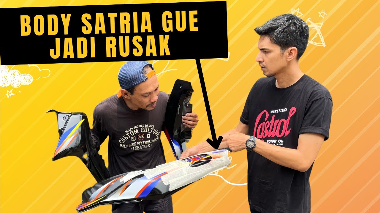 RESTORASI MALAH JADI MAHAL !! Niat Mau bikin Simpel dan Murah - Satria 2Tak Lumba Lumba