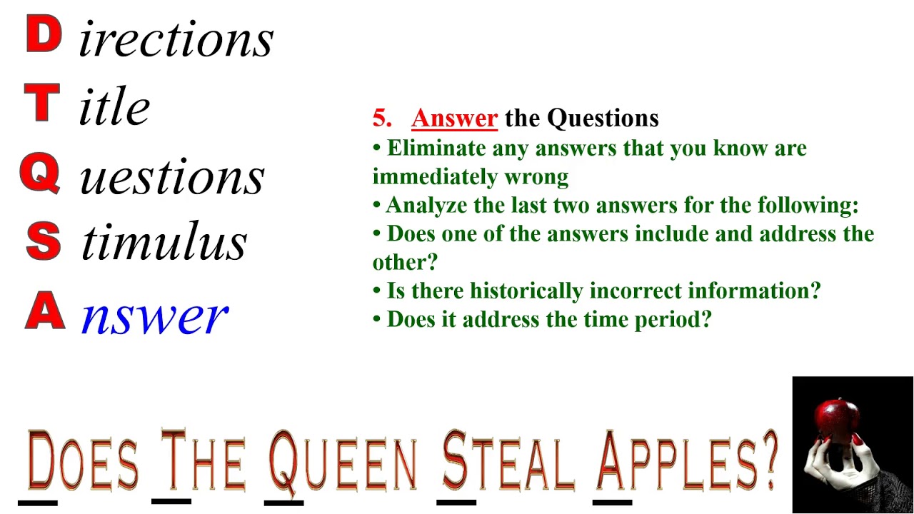Cracking the Stimulus Based Multiple Choice