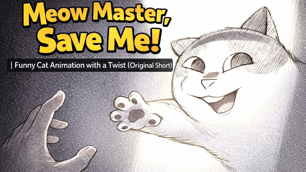 Meow Master, Save Me! | Funny Cat Animation with a Twist (Original Short)