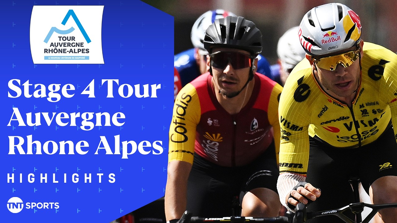 POWERFUL PERFORMANCE 💪 | 2026 Stage 4 Tour Auvergne Rhone Alpes Race Highlights | TNT Sports Cycling