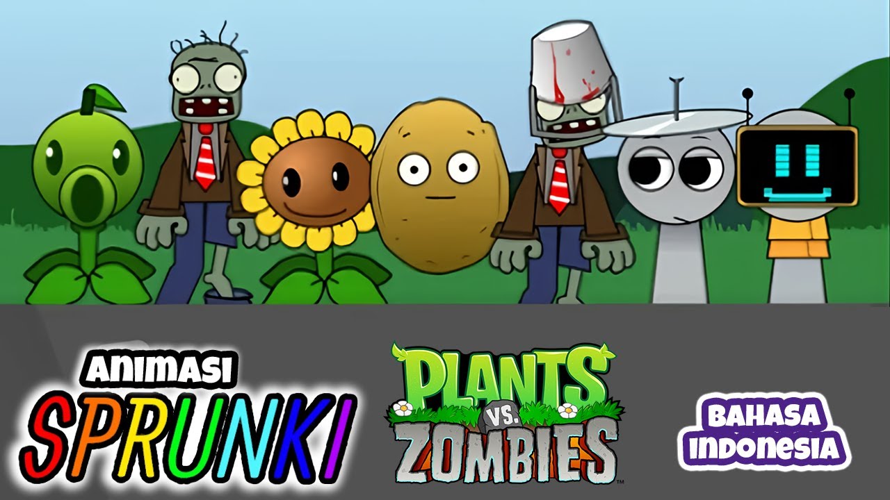 SPRUNKI PVZ (PLANT & ZOMBIE) - Animasi Sprunki Bahasa Indonesia