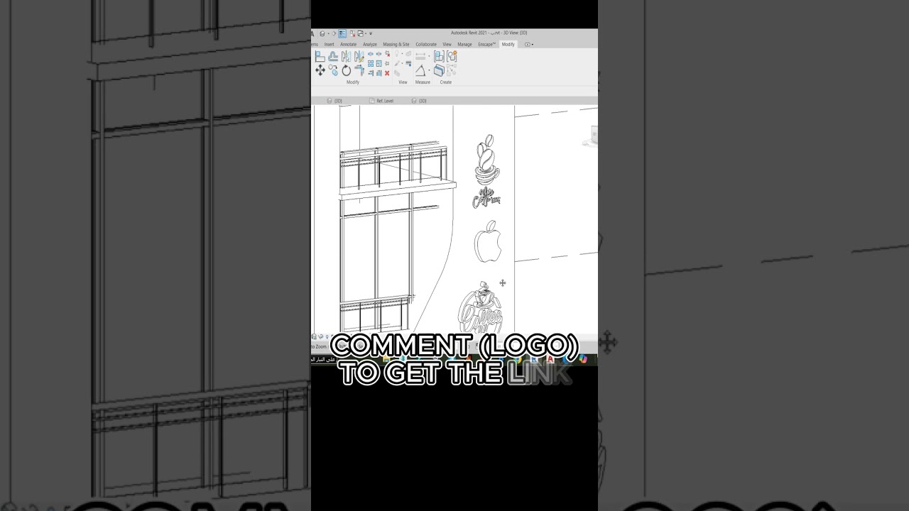 How to convert a logo image #tutorial #logo #illustrator designer #revit #bim