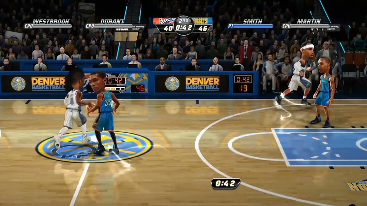 NBA Jam On Fire Edition Denver Nuggets vs. OKC Thunders Playthrough