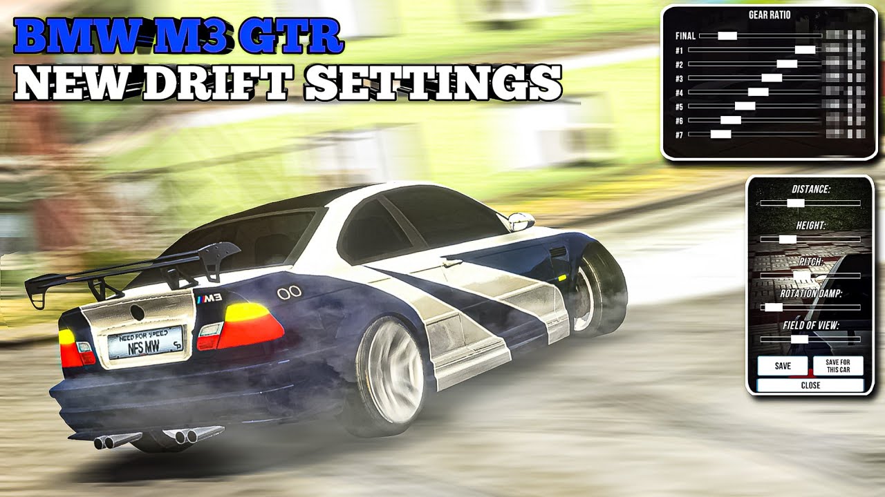 New Drift Settings for BMW M3 GTR (Gearbox, Suspension and more) | Car Parking Multiplayer