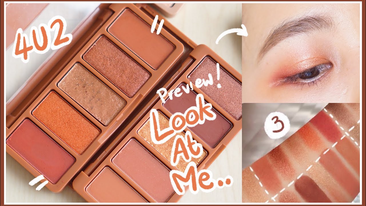 4U2 Look At Me Eyeshadow Palette Preview : Mad Brick I รีวิวเต็ม Coming Soon จ้า | myktbelle