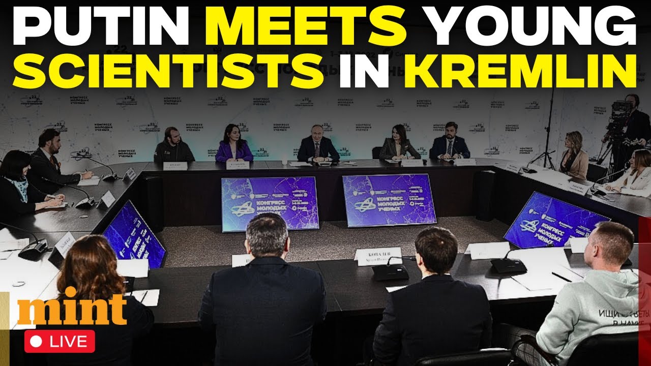 Vladimir Putin LIVE: Putin Meets Young Scientists In Kremlin | Putin News | Russia Ukraine War
