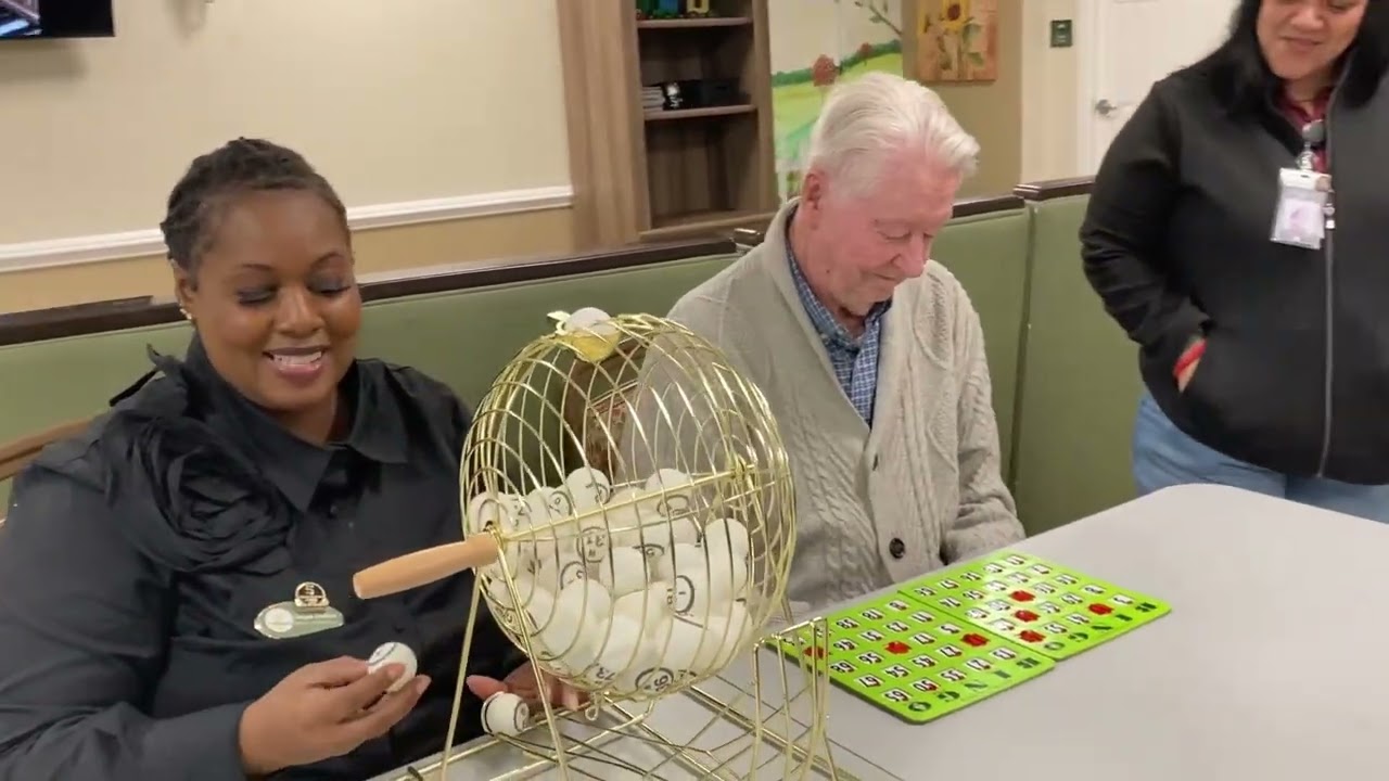 Bingo Fun & Friendly Competition | Transitional Memory Care at Chateau Madeleine, Melbourne FL