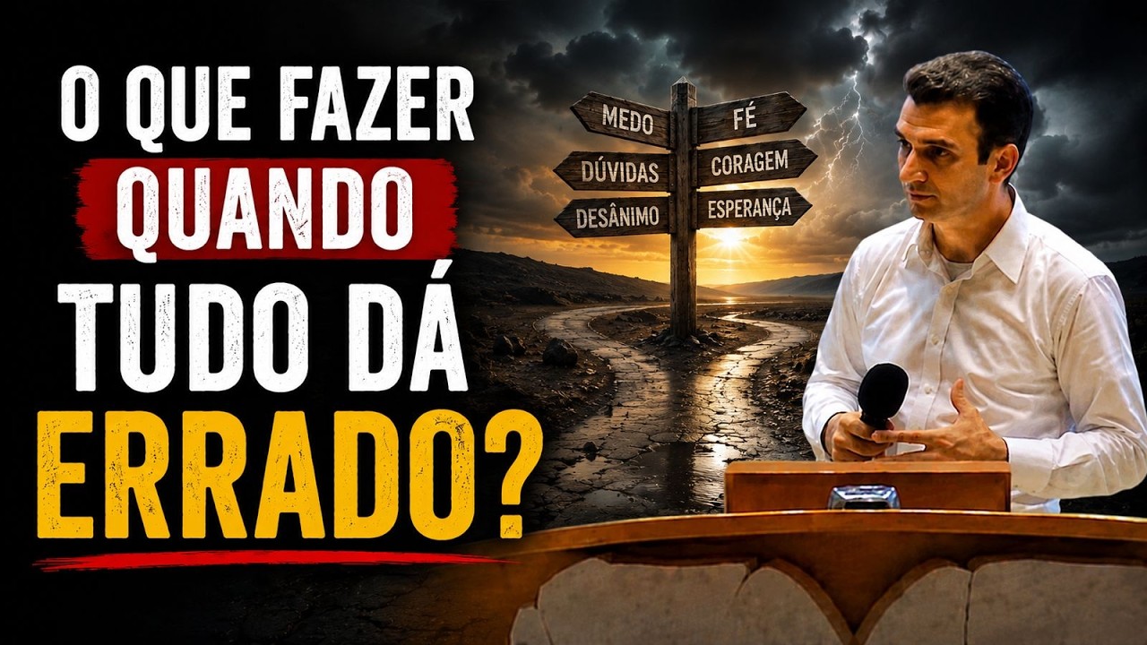 Está dando tudo errado! E agora, o que fazer?