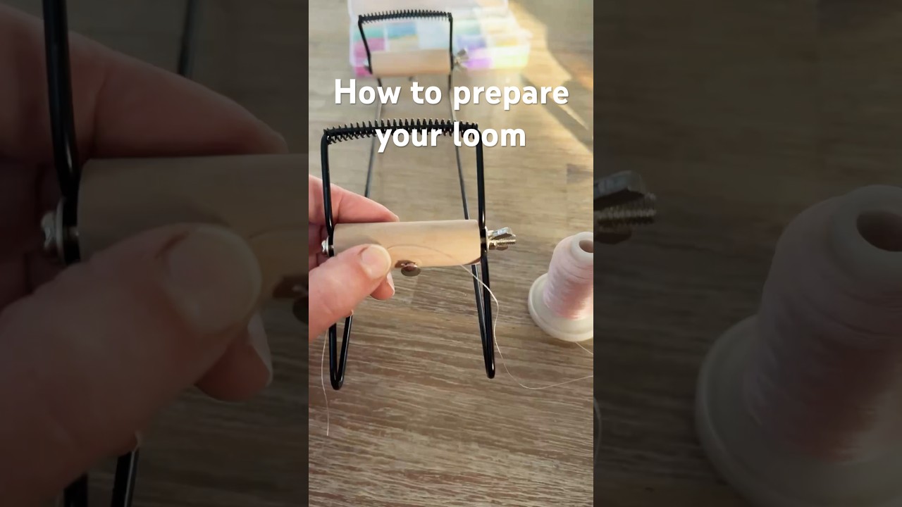 Easy Bead Loom Setup: Start Crafting in Minutes! #beads #handmade #beadedjewelry #handmade #diy