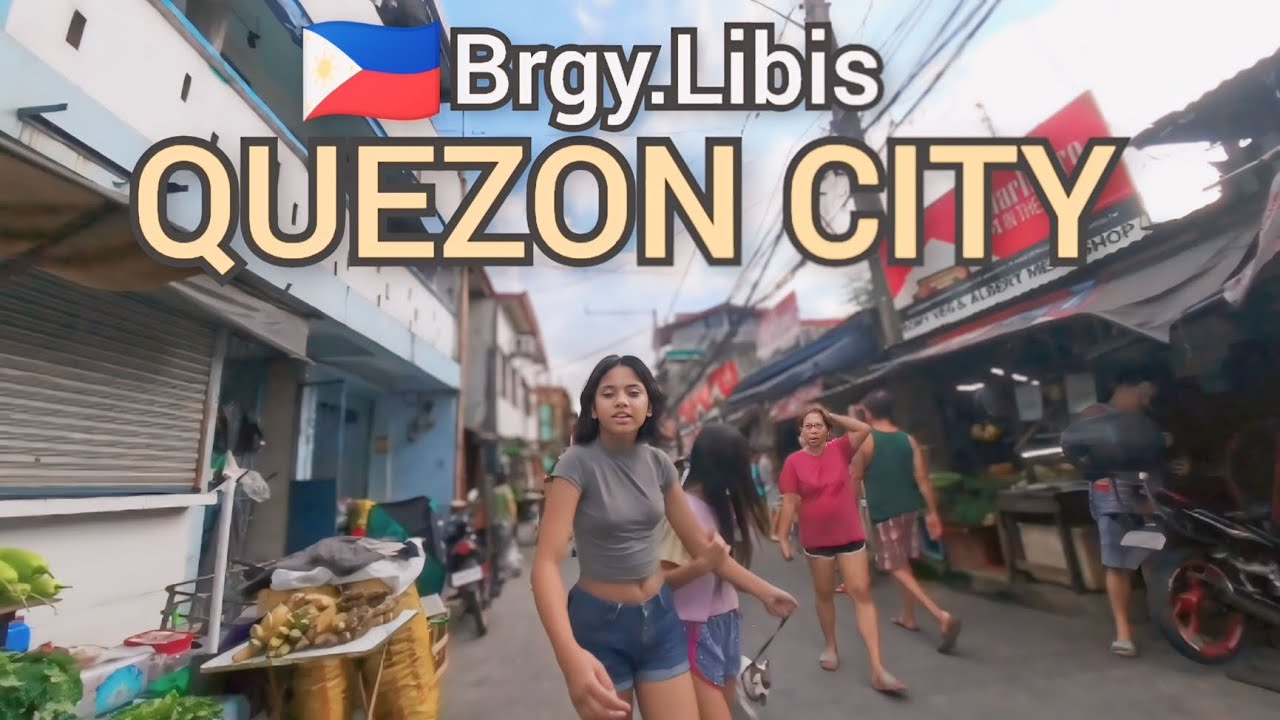 Libis Quezon City Walking Tour | Exploring Philippines 🇵🇭-Virtual Tour
