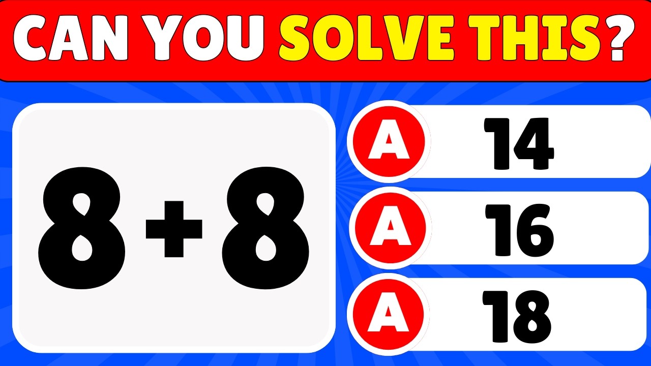 Can You Pass This MATHS QUIZ? | Ultimate Math Quiz Challenge! ➗🤓✖️ | Chuzup Quiz