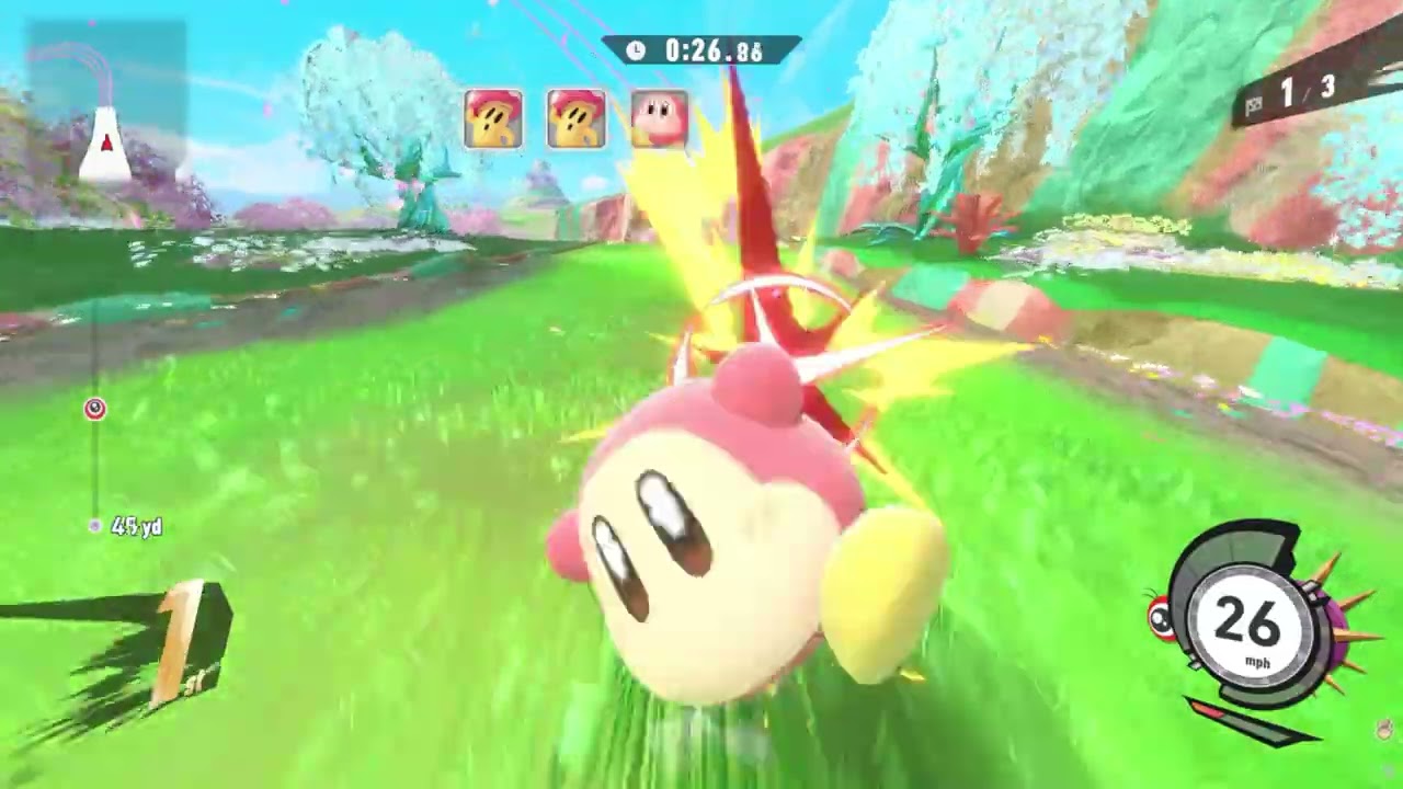 Kirby Air Riders - Air Ride: Florial Fields with Waddle Doo (Laps Mode)