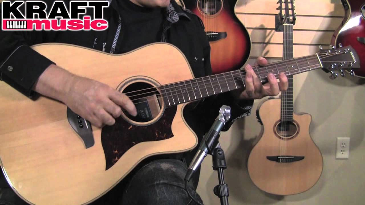 Kraft Music - Yamaha A1M Acoustic Electric Guitar Demo with Don Alder