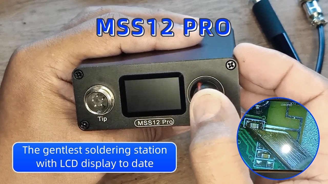 SEQURE Safety MSS12 PRO | The gentlest soldering station with LCD display to date
