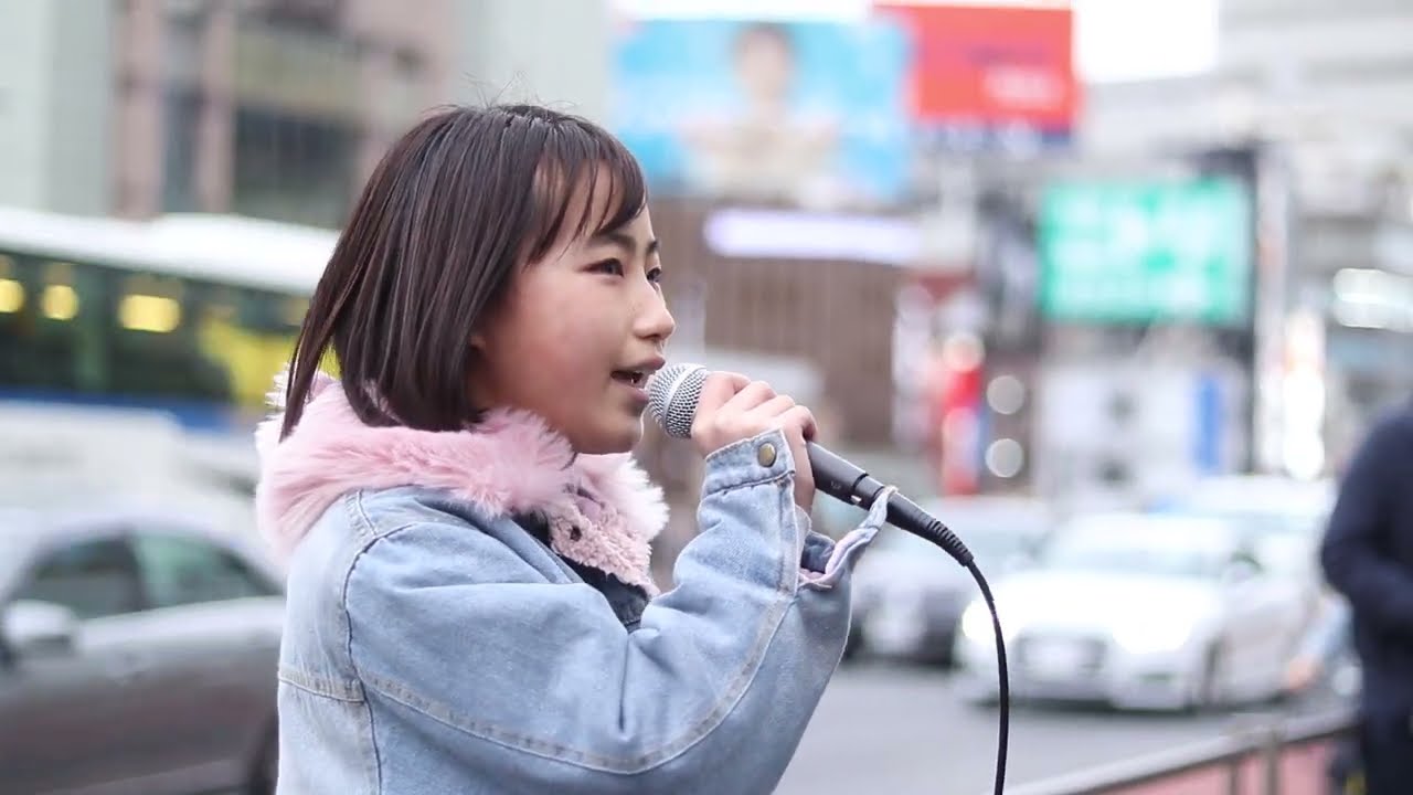 YOSHIKIプロデュース美麗-Bi-ray-メンバー   プロローグ/Uru   中学生 熊之細陽葵さん   新宿路上ライブ