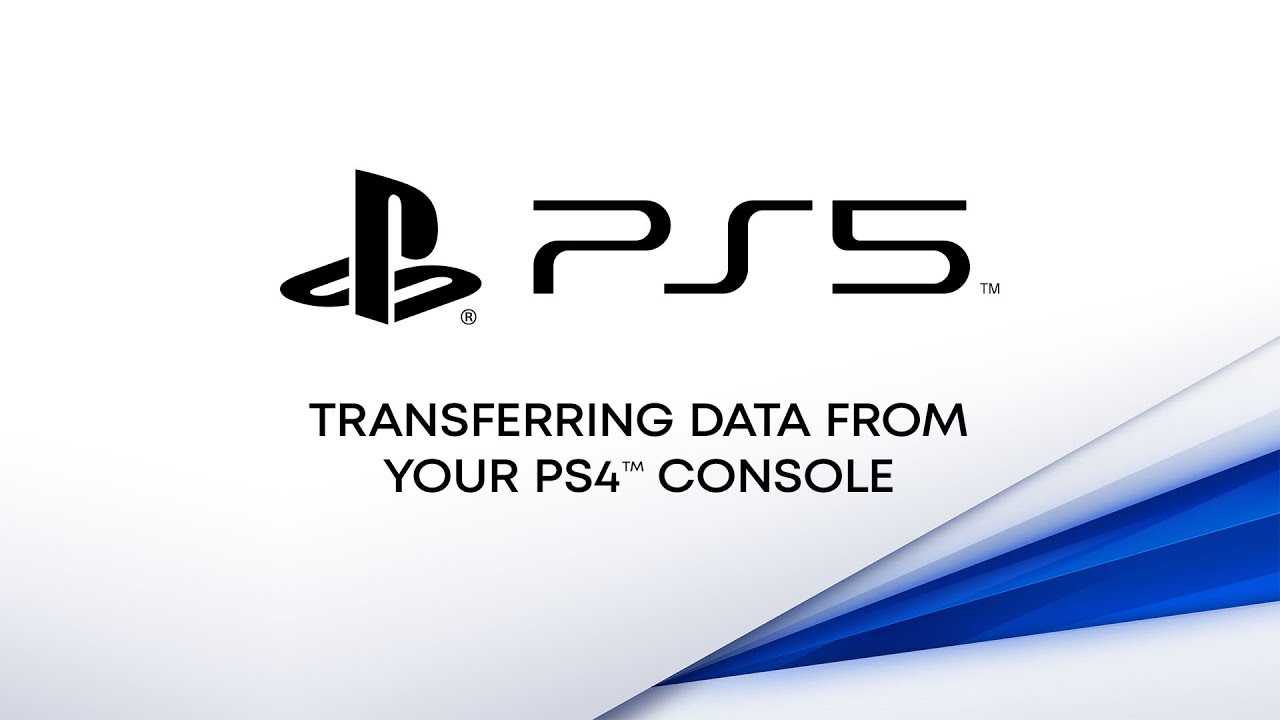 PS5 - перенос данных с консоли PS4