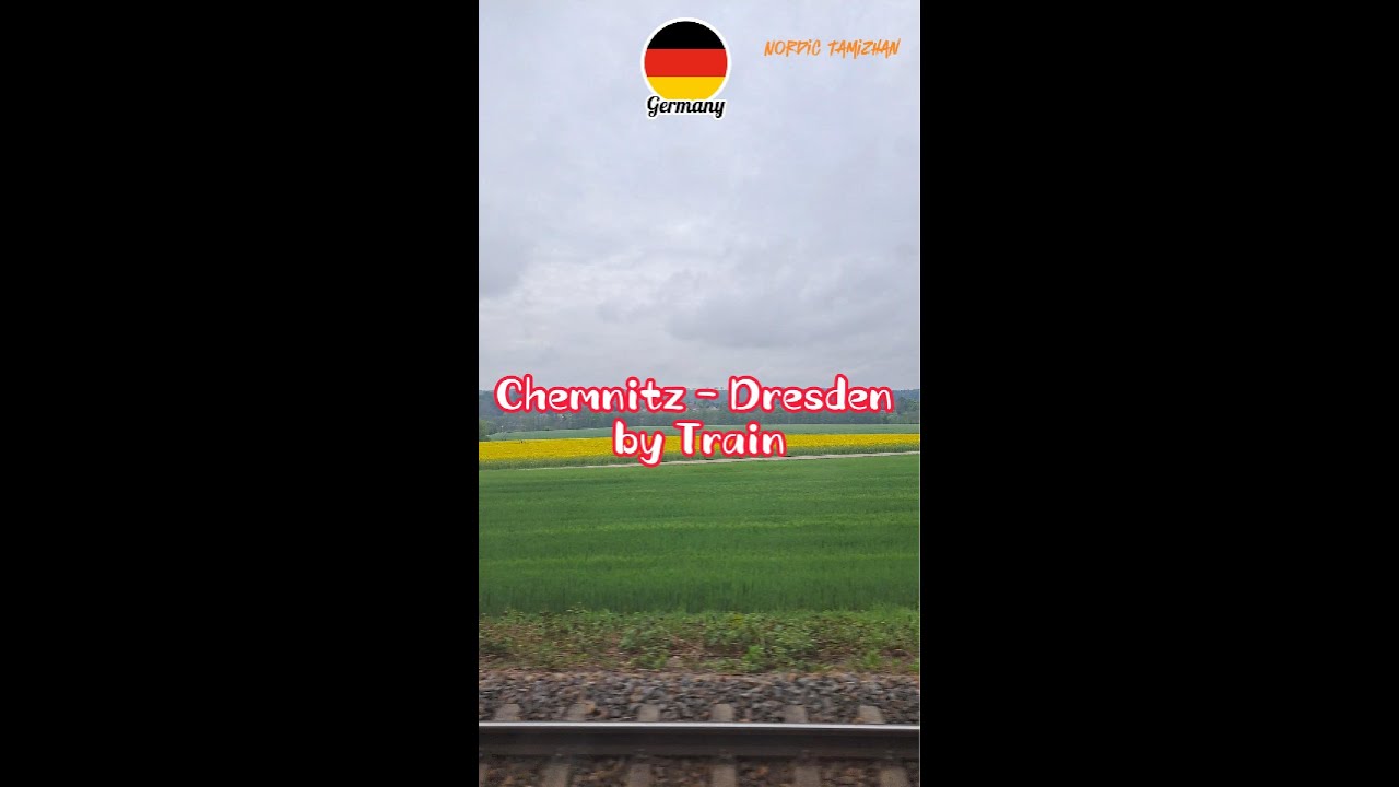 Chemnitz to Dresden by Train | Beautiful Countryside| Germany