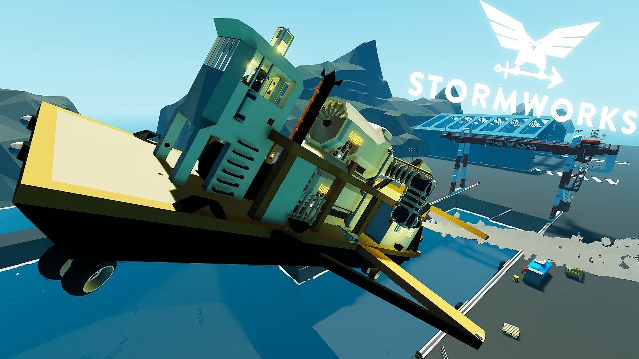 VIAJAMOS EM UM AVIÃO A VAPOR! StormWorks