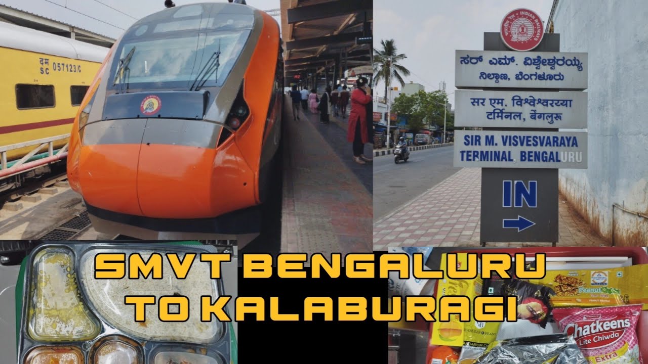 SMVT BENGALURU TO KALABURAGI|FIRST DAY COMERCIAL RUN|VANDE BHARAT|22232|COMPLETE JOURNEY|.
