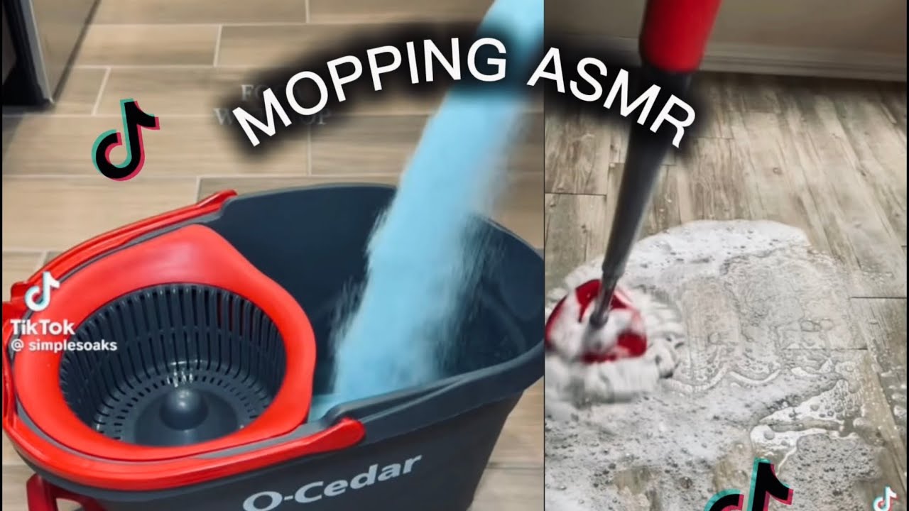 ✨ Floor Cleaning ASMR | Satisfying Mopping Sounds 💧🧹🎧