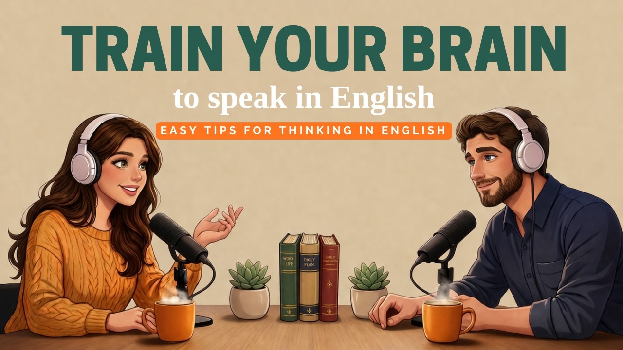 How to Train Your Brain to Think in English (Stop Translating!) | Podcast for Easy Conversation