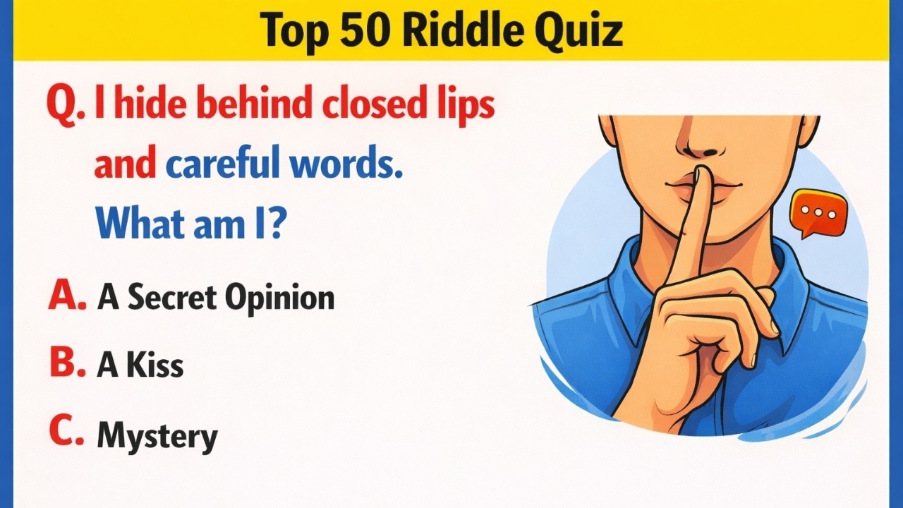Secrets Everyone Has | A Riddle Quiz That Feels Too Real