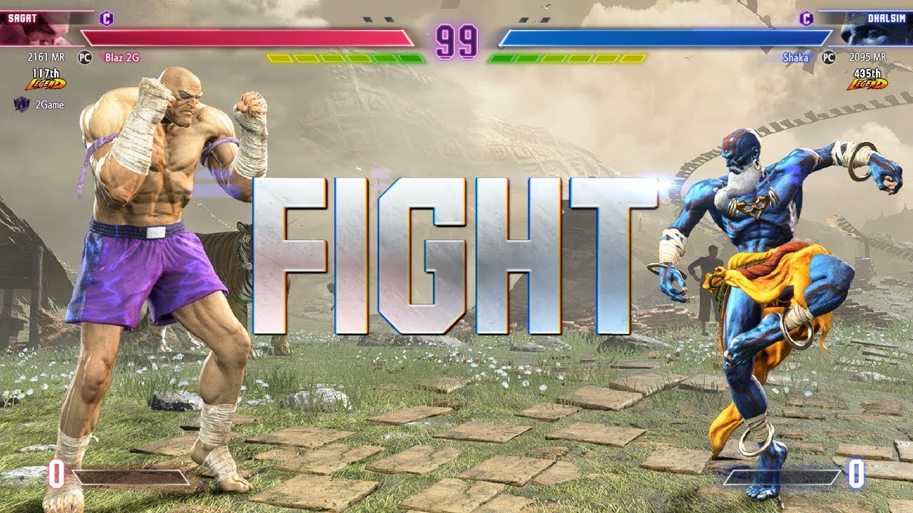 Street Fighter 6 🔥 БЛАЗ (Сагат) против ШАКИ (Дхалсим) 🔥 Высокоуровневый геймплей SF6