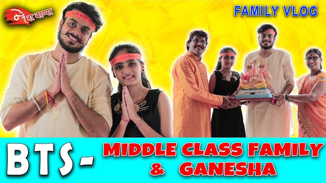 BTS -  MIDDLE CLASS FAMILY & GANESHA || PREM BHATI VLOG