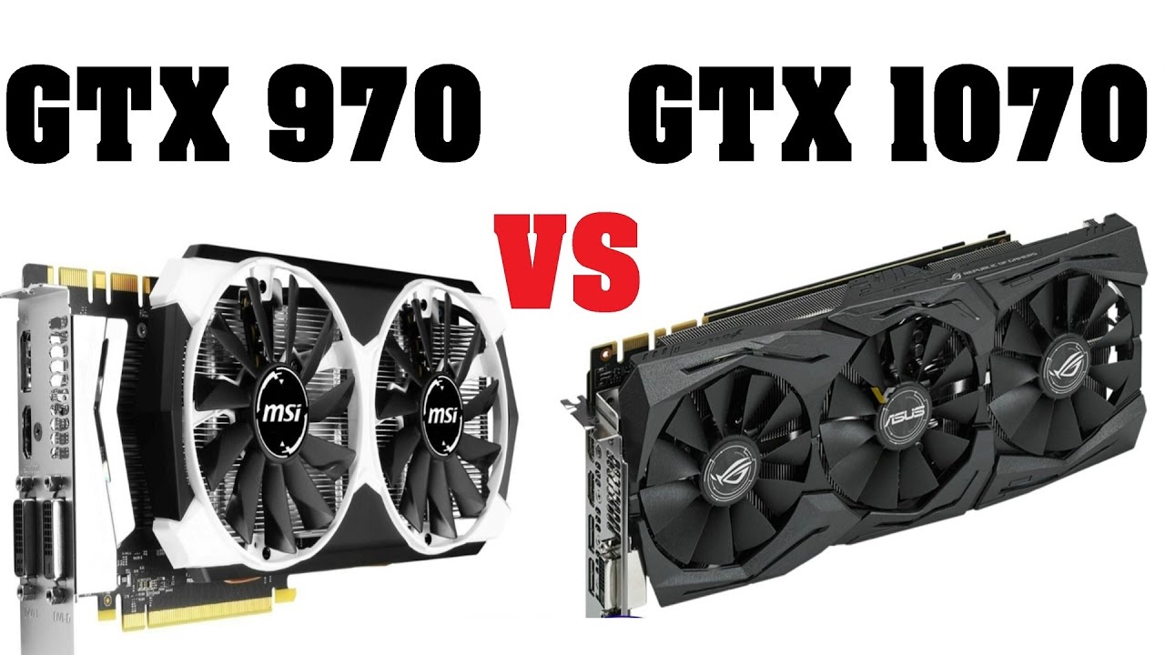 GTX 970 vs GTX 1070 | i5 6600k Benchmarks