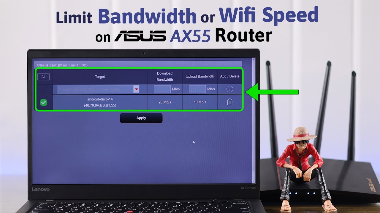ASUS Router AX55: How to Limit Internet Speed! [Control Bandwidth]