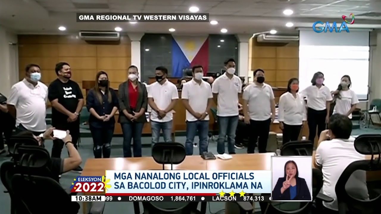 Mga nanalong local officials sa Bacolod City, ipinroklama na | Eleksyon 2022
