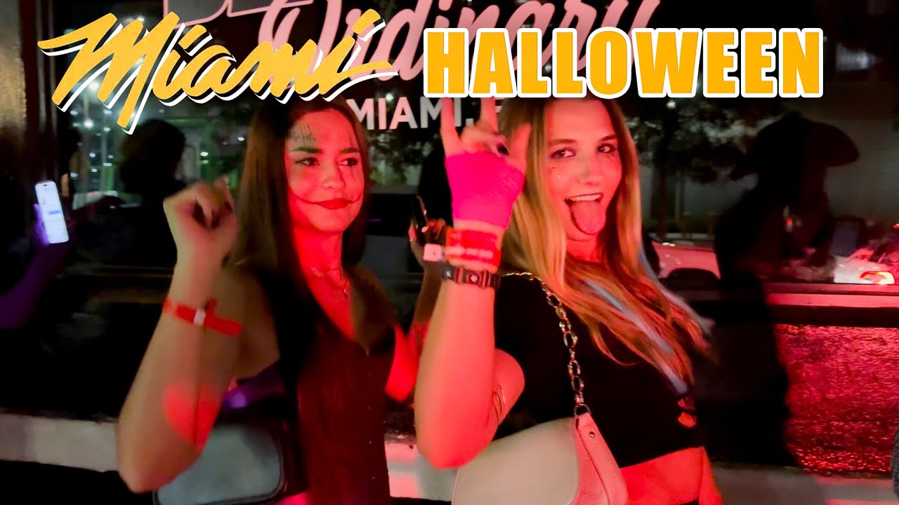 Brickell Halloween Madness 🎃🔥 Miami&rsquo;s Most Beautiful People After Dark!!