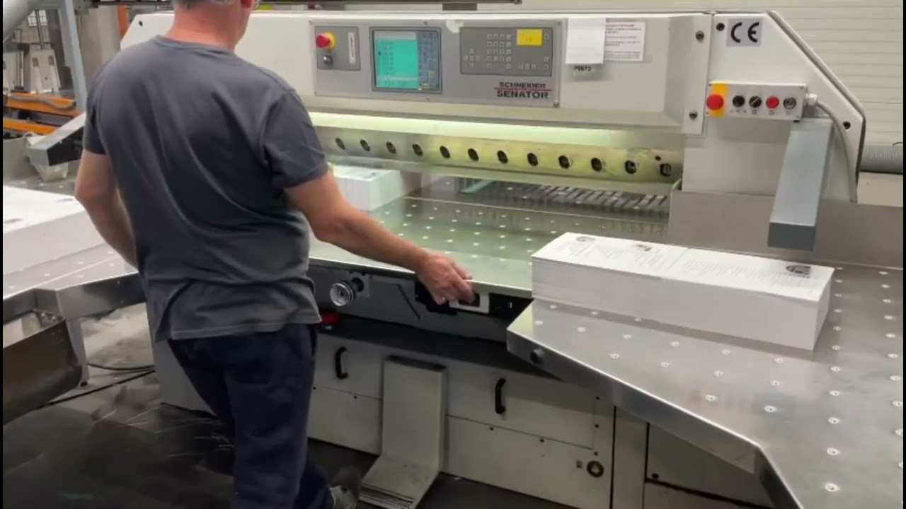 Großformat Schneideline Schneider Senator 155