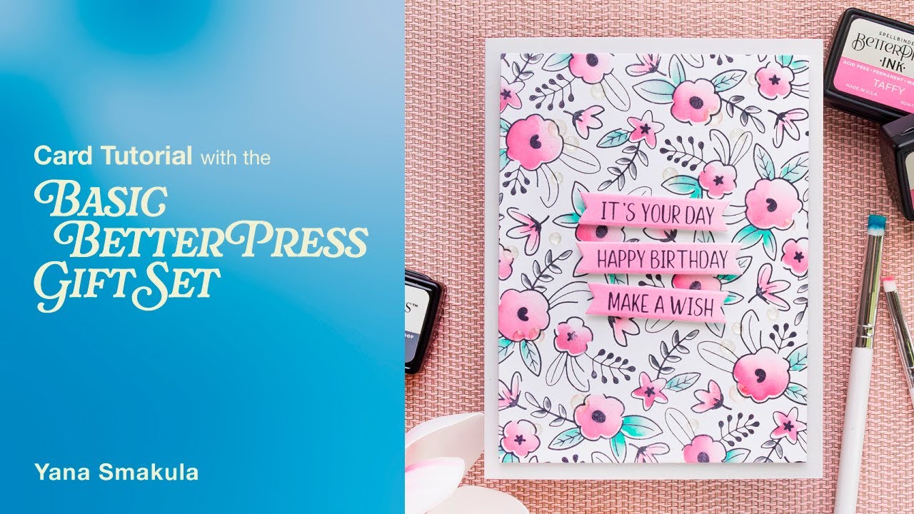 Make Stunning Cards in Minutes with the BetterPress Gift Set!