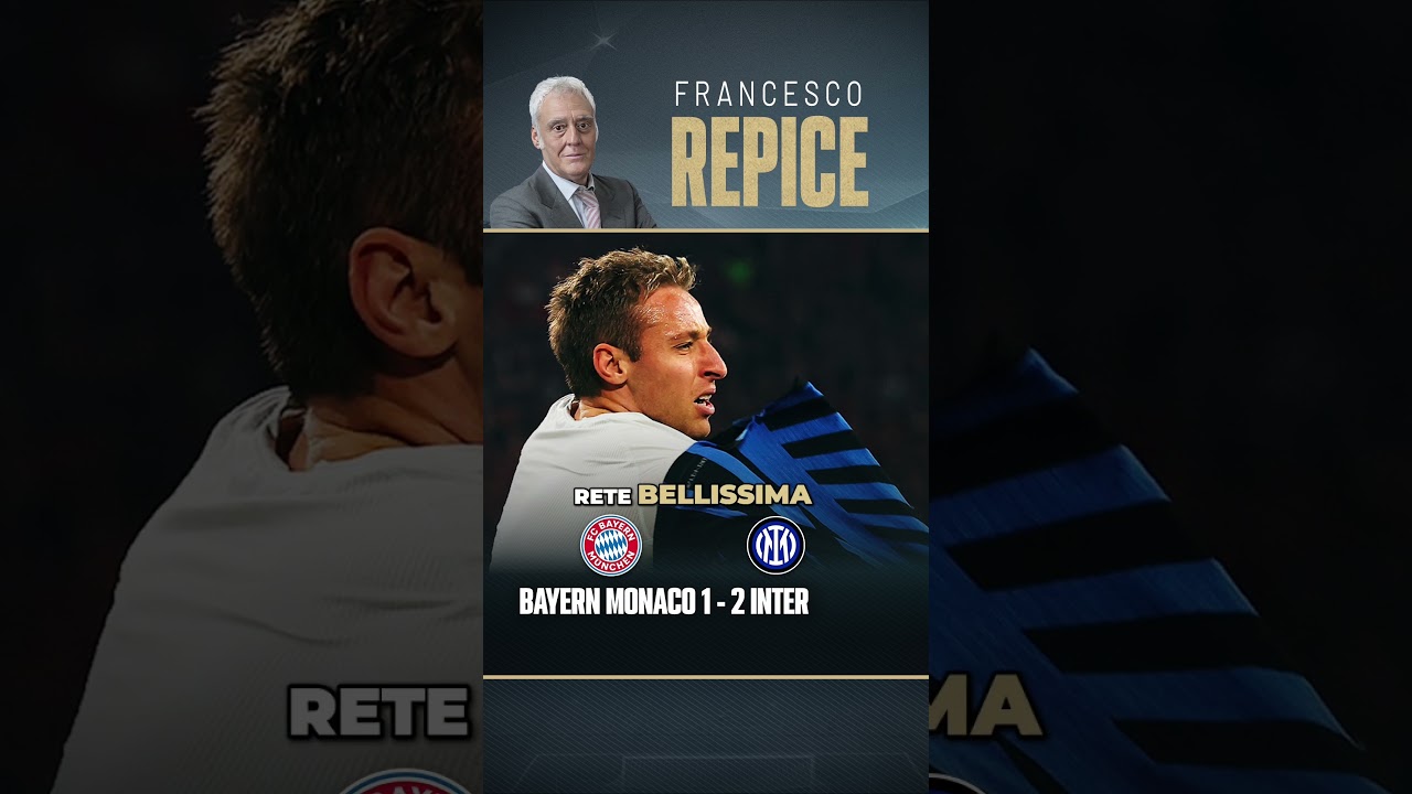 Bayern Monaco-Inter 1-2: il gol di Frattesi commentato da Francesco Repice