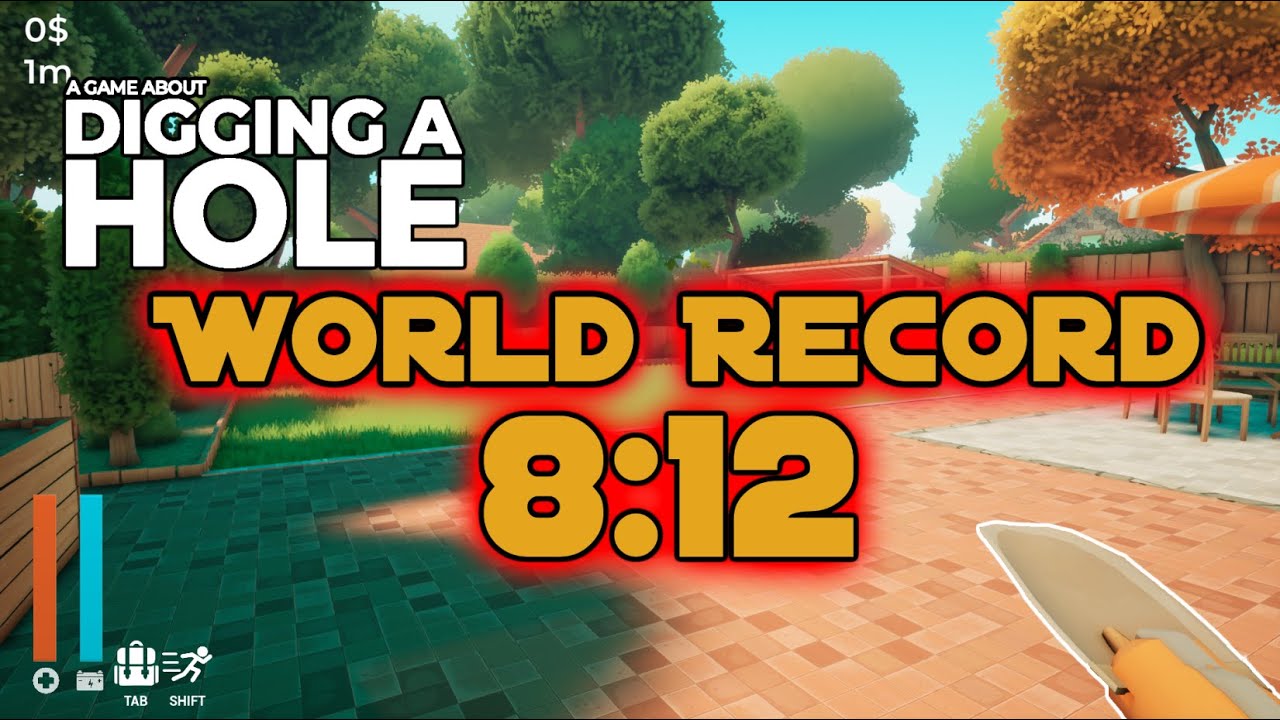 A Game About Digging a Hole Speedrun Any% Glitchless 8:12 [Former WR]