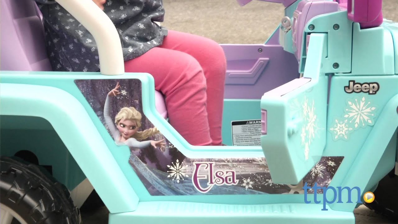 Power Wheels Disney Frozen Jeep Wrangler from Fisher-Price