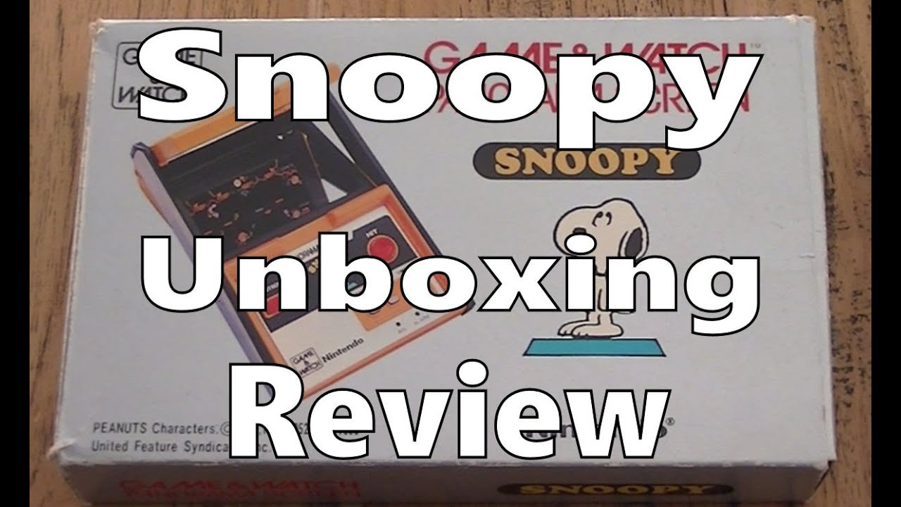 Snoopy Panorama Screen Nintendo Game & Watch Unboxing and Review