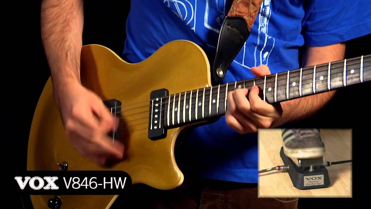 VOX Wah Wah Pedals Comparison/Demo - V845, V846-HW, V847a