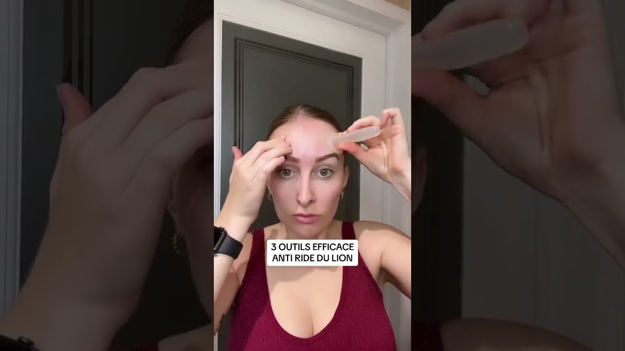 Forehead lines massages with Gua Sha, Suction Cups & Ridoki Roll On Jade