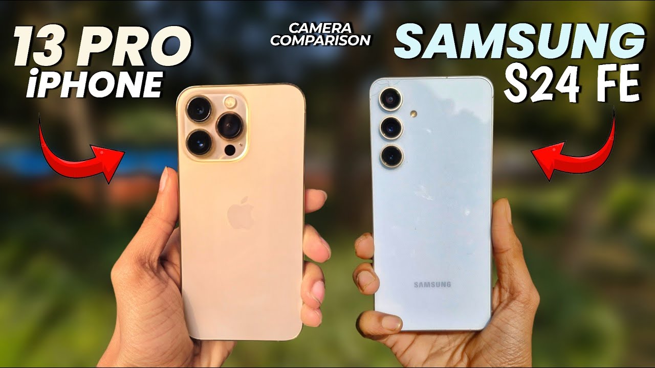 Samsung S24 FE Vs iPHONE 13 Pro Camera Comparison 🔥