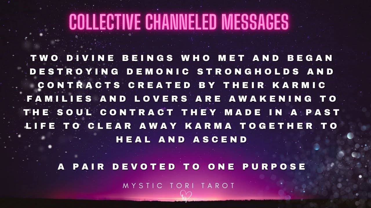 TWO CHOSEN ONES HAVE DESTROYED DEMONIC DEALS & CONTRACTS MADE IN A PAST LIFE TO HAVE UNION TOGETHER👑