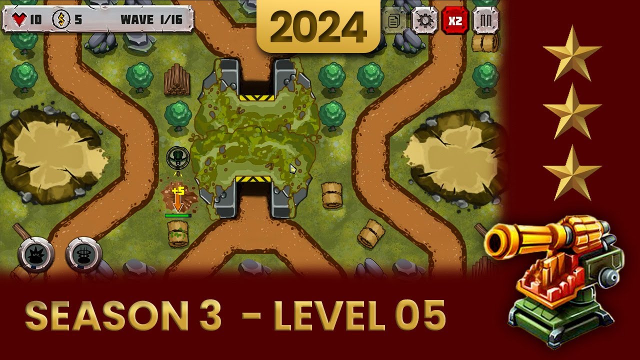 Battle Strategy: Tower Defense - Season 3 Level 05 (2024 Update) Walkthrough