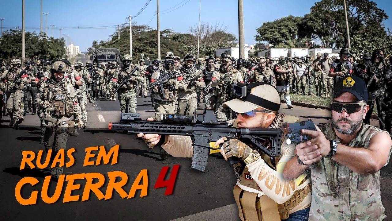 AIRSOFT NA RUA | OPERAÇÃO RUAS EM GUERRA 4 | MANADA E GSG9