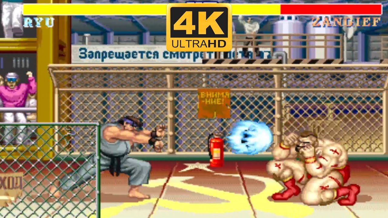 RYU vs ZANGIEF 💥 Street Fighter 2 CE (Hardest) 💥 4K UHD Gameplay